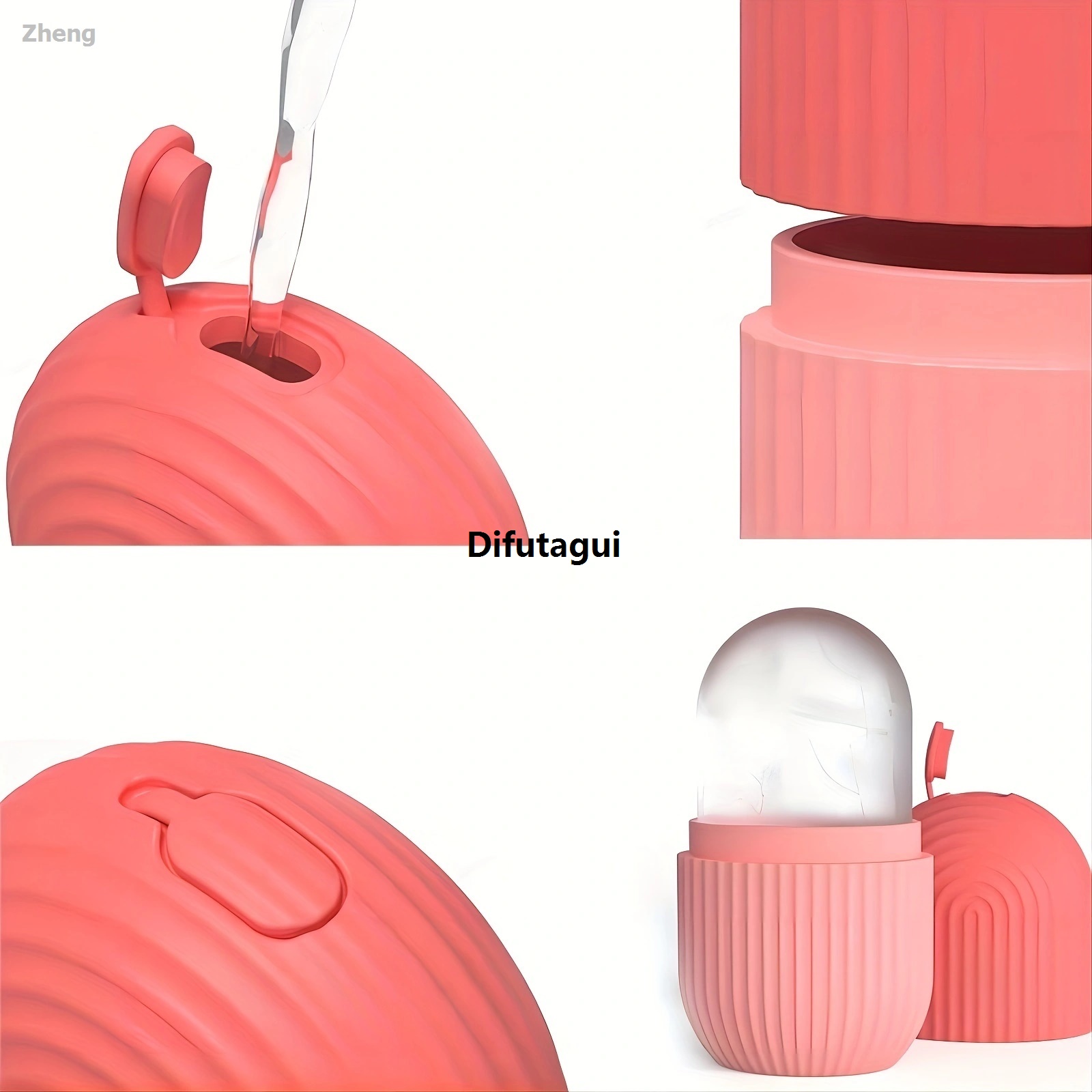 Difutagui Zheng Face massager can be skincare beauty ice hockey cold therapy 2025 New 2025 massage roller lift contour tool ice reuse silicone