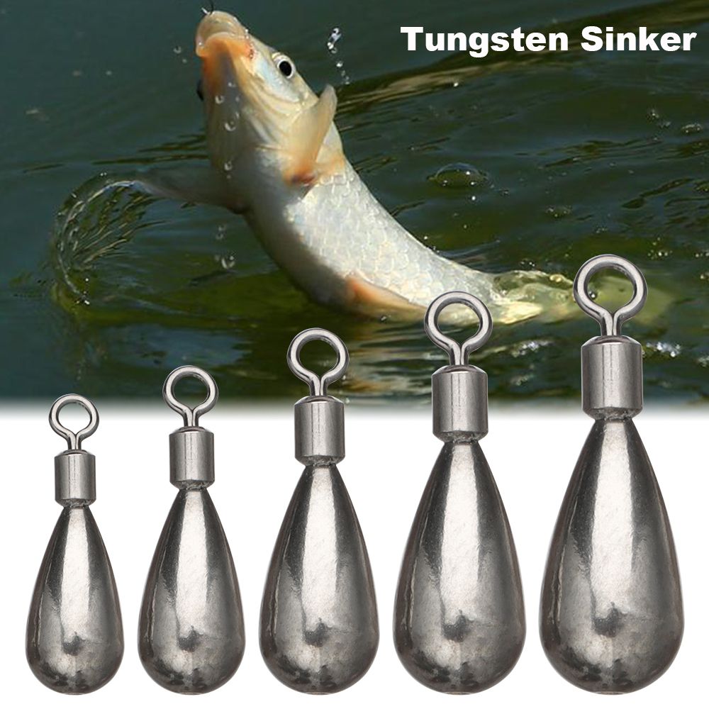 New Tear Drop Shot Weights Quick Release Casting Line Sinkers Sinker Fishing Tungsten fall Hook Connector