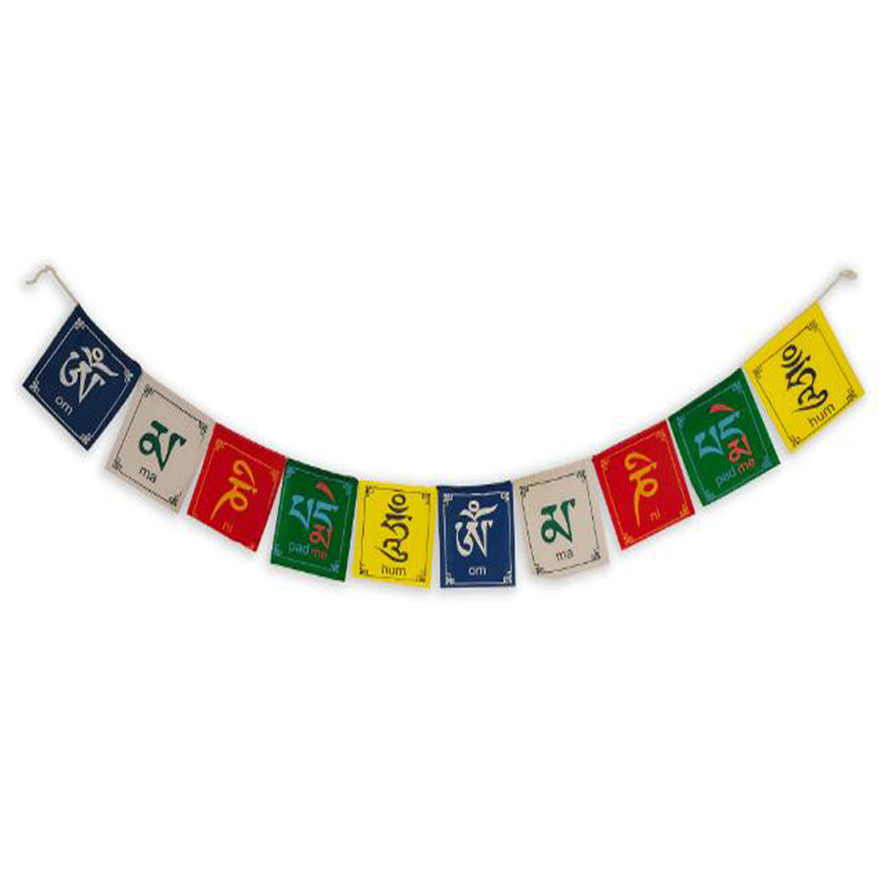 Tibetian Flag for Bike & Scooter (5.5x3.6cm)