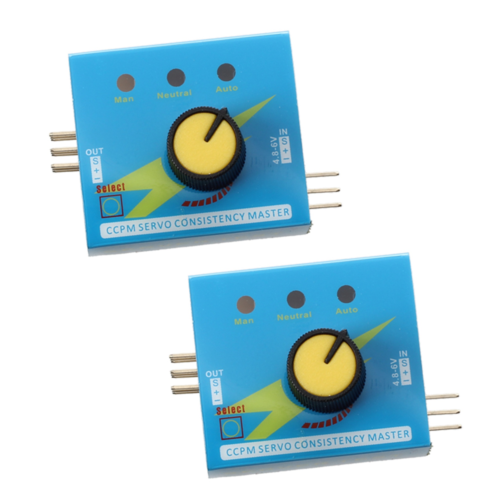 OYPFXMI 2X Servo Tester CCPM Consistency Master Checker 3CH 4.8-6V