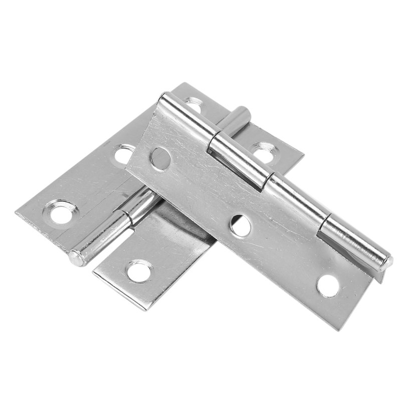 FORIDE 2.5 Inches Long 6 Mounting Holes Stainless Steel Butt Hinges 100 Pcs
