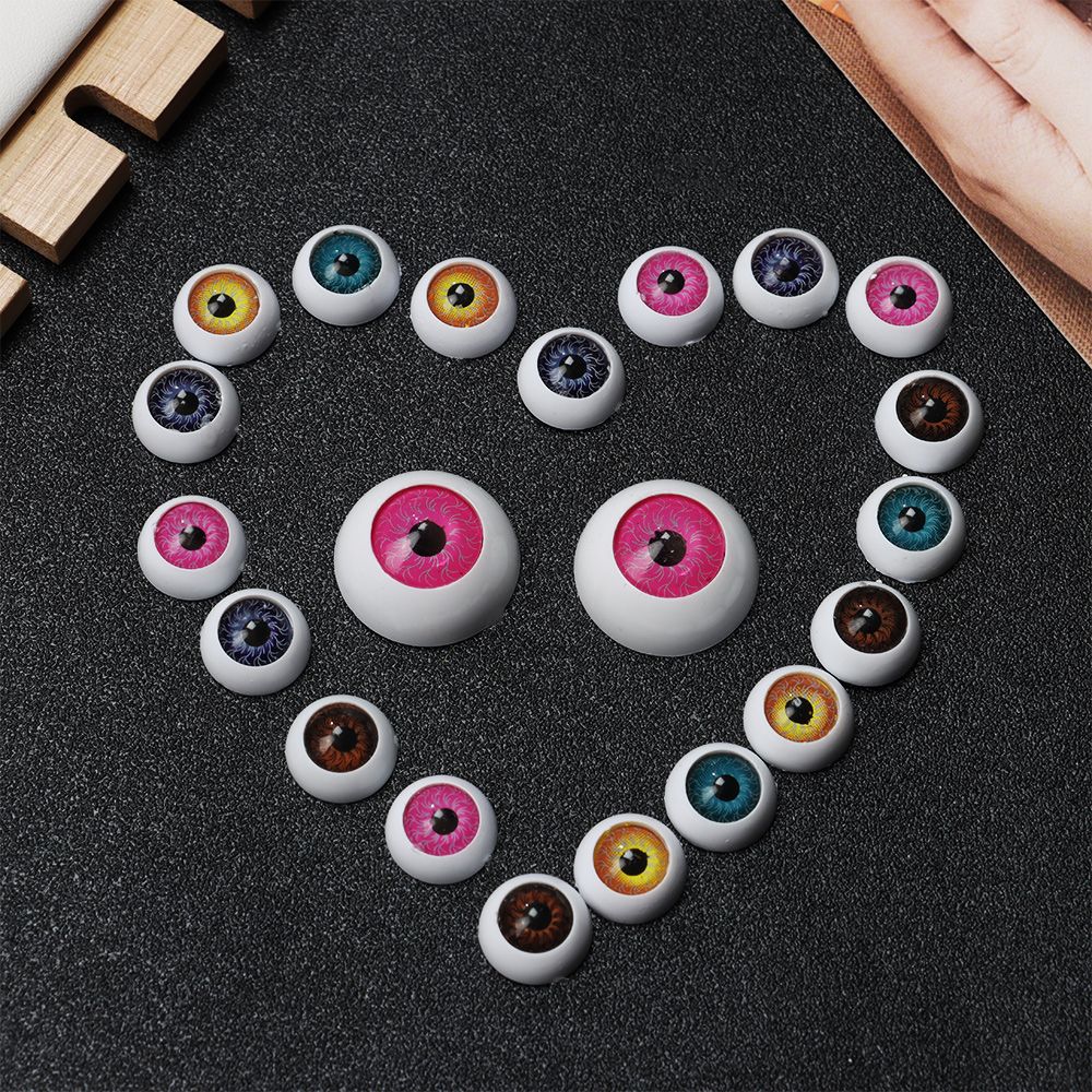 10pcs Multi-colors Funny Puppet Making Dinosaur Eye DIY Craft Accessories Doll Safety Eyes