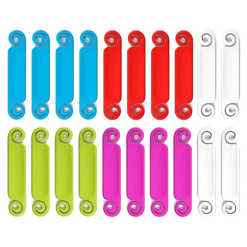 OUMERY 20 Pcs Cable Tags Cable Management Tags Multicolor Cable Labels Cord Identification Tags for USB Computer Phone Charger