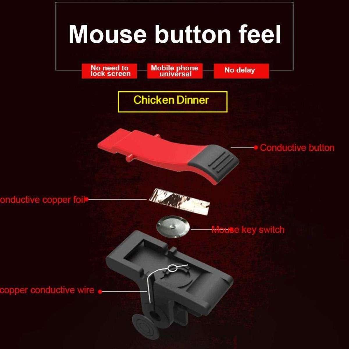 1 Pair D9 Pubg Trigger for all Smart Mobile