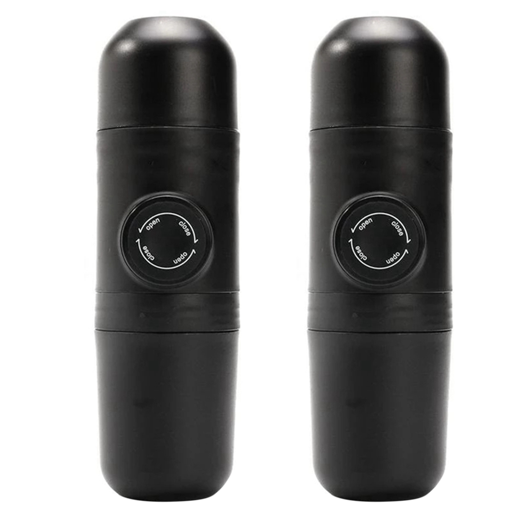 fasdaga 2X Manual Portable Espresso Machine Outdoor Mini Coffee Maker Push Coffee Cup for Car Travel Camping Hiking