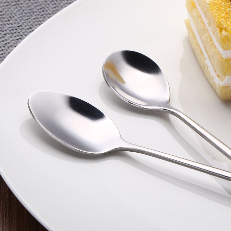 Bizzy 1pc creative stainless steel long handle coffee spoon stirring ice spoon Dounp