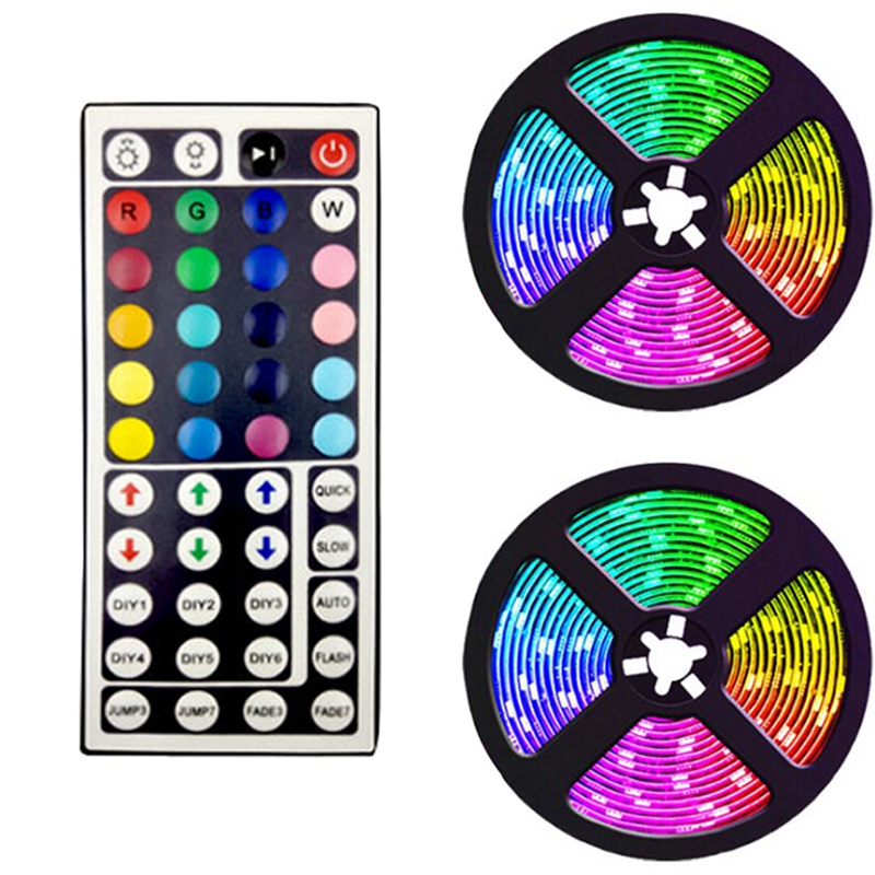 10M Waterproof Led Strip Lights with 44 Keys Controller Flexible Color Changing RGB Light Strips EU Plug