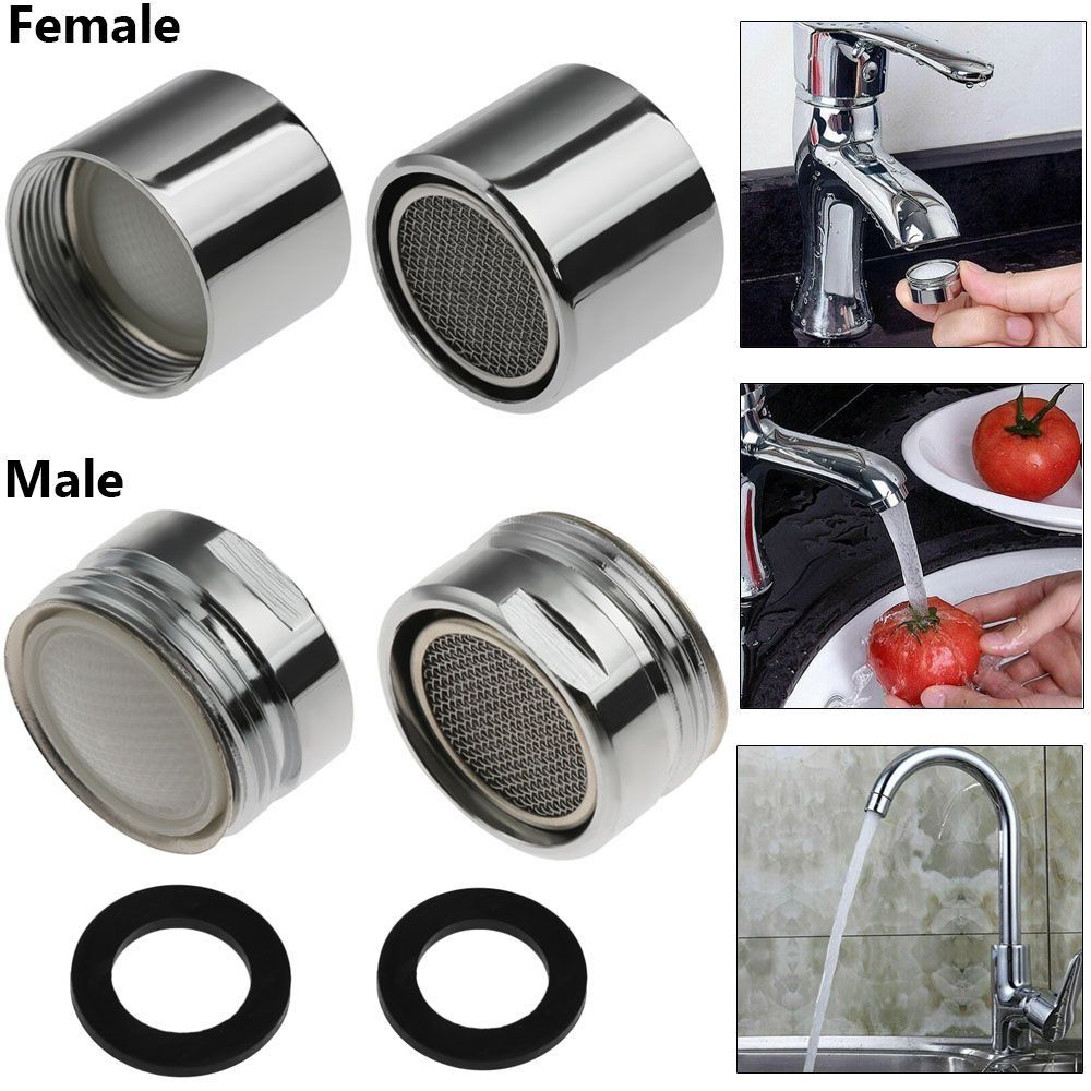Water Saving Male Female Water Saving Tap Aerator With Washer Water Purifier Faucet Filter Kitchen