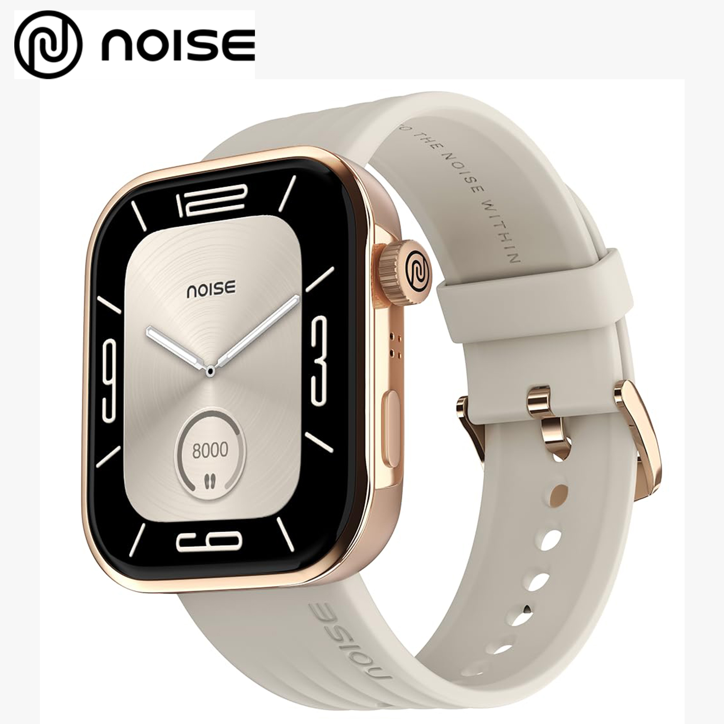 Noise Colorfit Pro 5 Smart Watch 1.85" AMOLED Display, BT Calling, New DIY Watch Faces, Smart Dock Design, Emergency SOS Tech, Emoji Support, 5X Faster Data Transfer, Instacharge