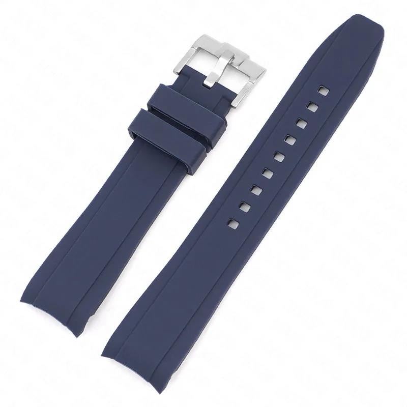 New specials Rubber Strap for Omega X Swatch Joint MoonSwatch Curved End Sport Waterproof Silicone Watch Band for Rolex Water Ghost 20mm 22mm