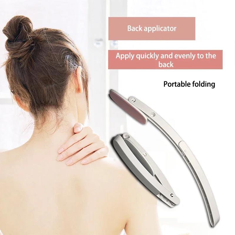 NEW Cream, sunscreen and applicatorApplicator Facial applicator for back stack long handle lotion 1pc foldable self-tanning back ointment