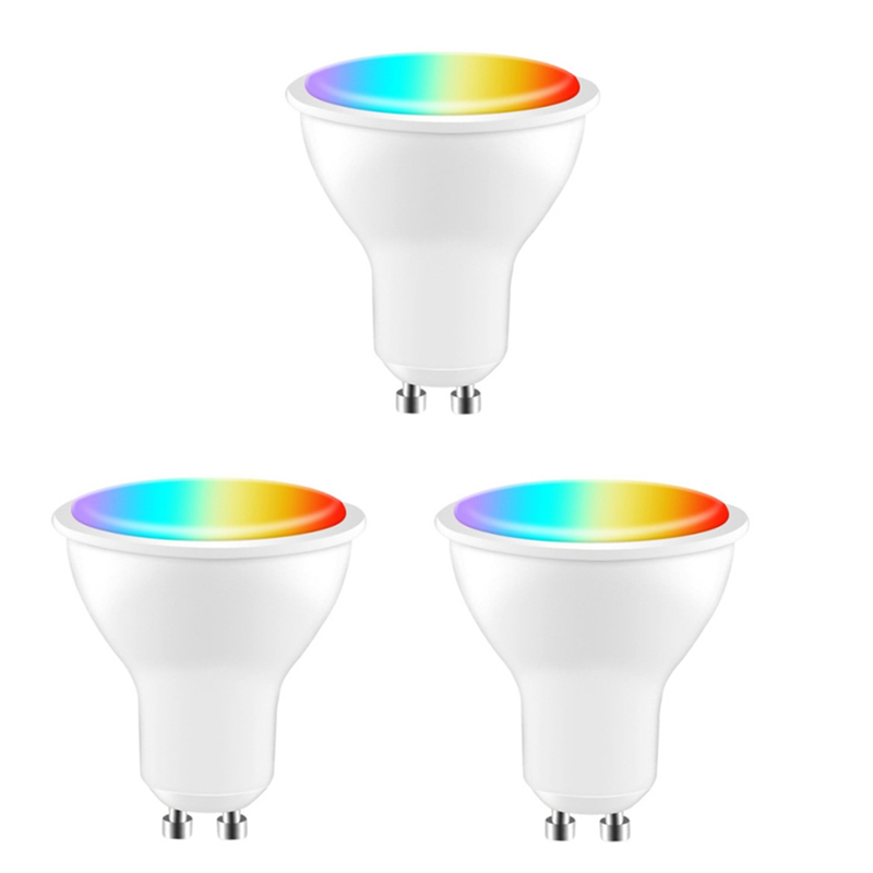 Tuya GU10 Smart LED Bulb Dimmable 5W AC100-130V WIFI+Bluetooth Smart Life App Control Work with Home 2 Pcs