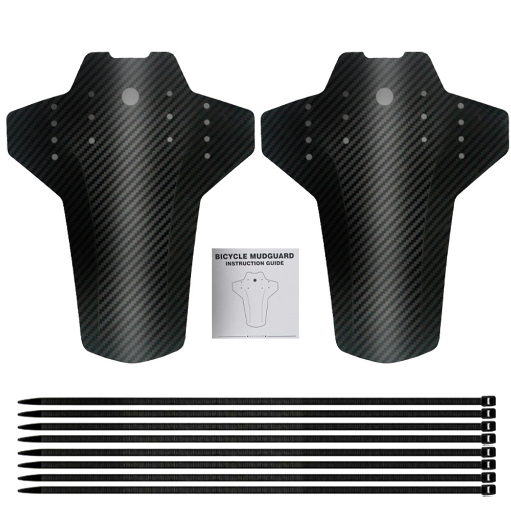 Road Bike Cycling Accessories Carbon Fiber Mountain Bike MTB Mudguard Fenders Mud Guards Bike Fender