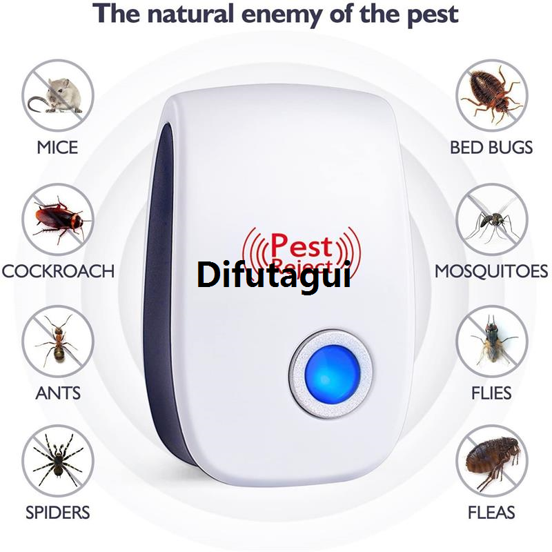 Difutagui Pest Reject Ultrasound Mouse Cockroach Repeller Device Insect Fifty percent discount Rats Spiders Mosquito Killer Pest Control Household Pest