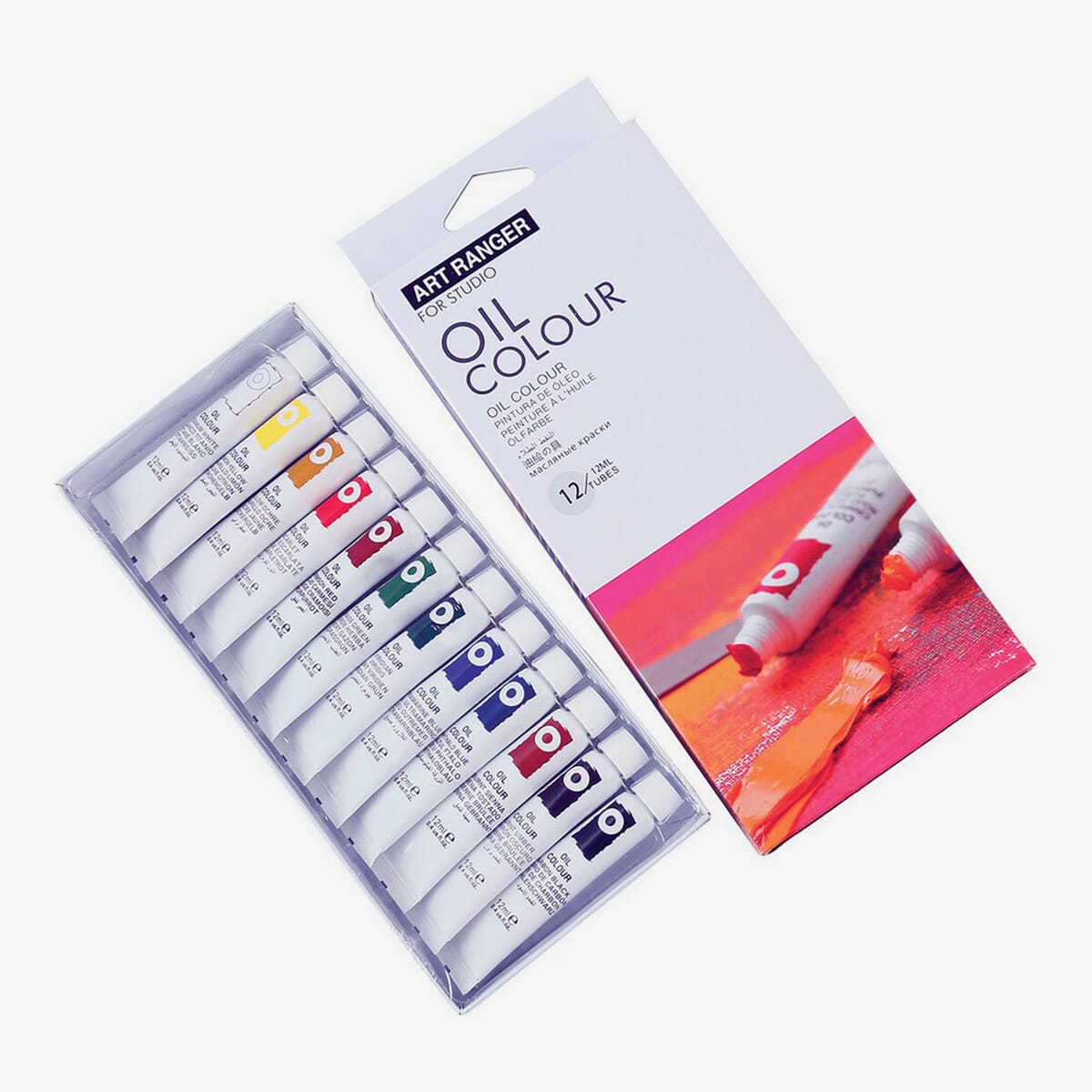 Art Ranger Oil Colour Set -A set of 12 Artists Oil Colour Tube