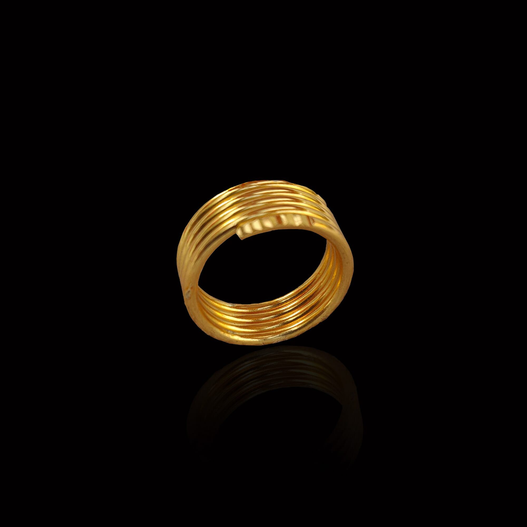 Gold Plated Panchadhatu Plain Authi For Men And Women