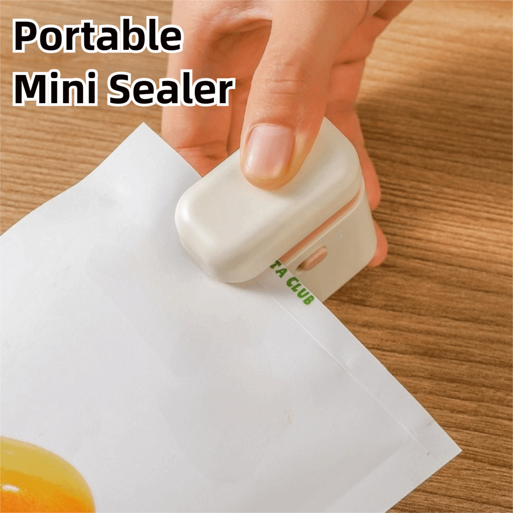 Cute Portable Mini Sealer Home Use Magnetic Plastic Bag Heat Sealer Multi-functional Rechargeable Snack Sealing Machine