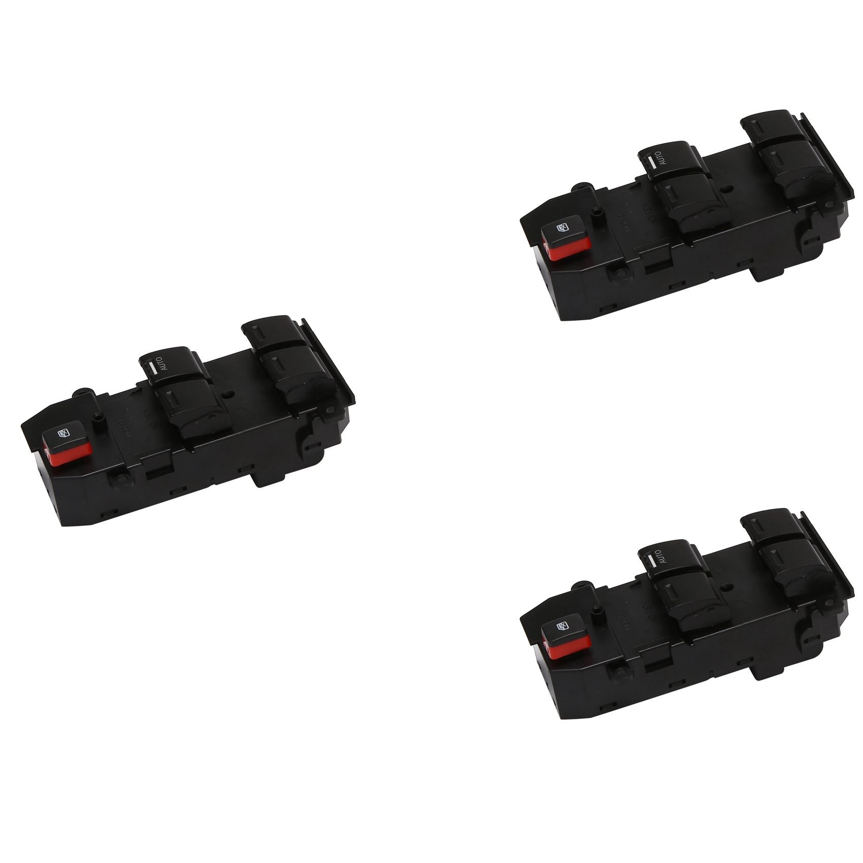 OUMERY 3X for City 2009-2014 Power Master Window Lift Control Switch Front Right Driver Side RHD 35750-TM0-F01