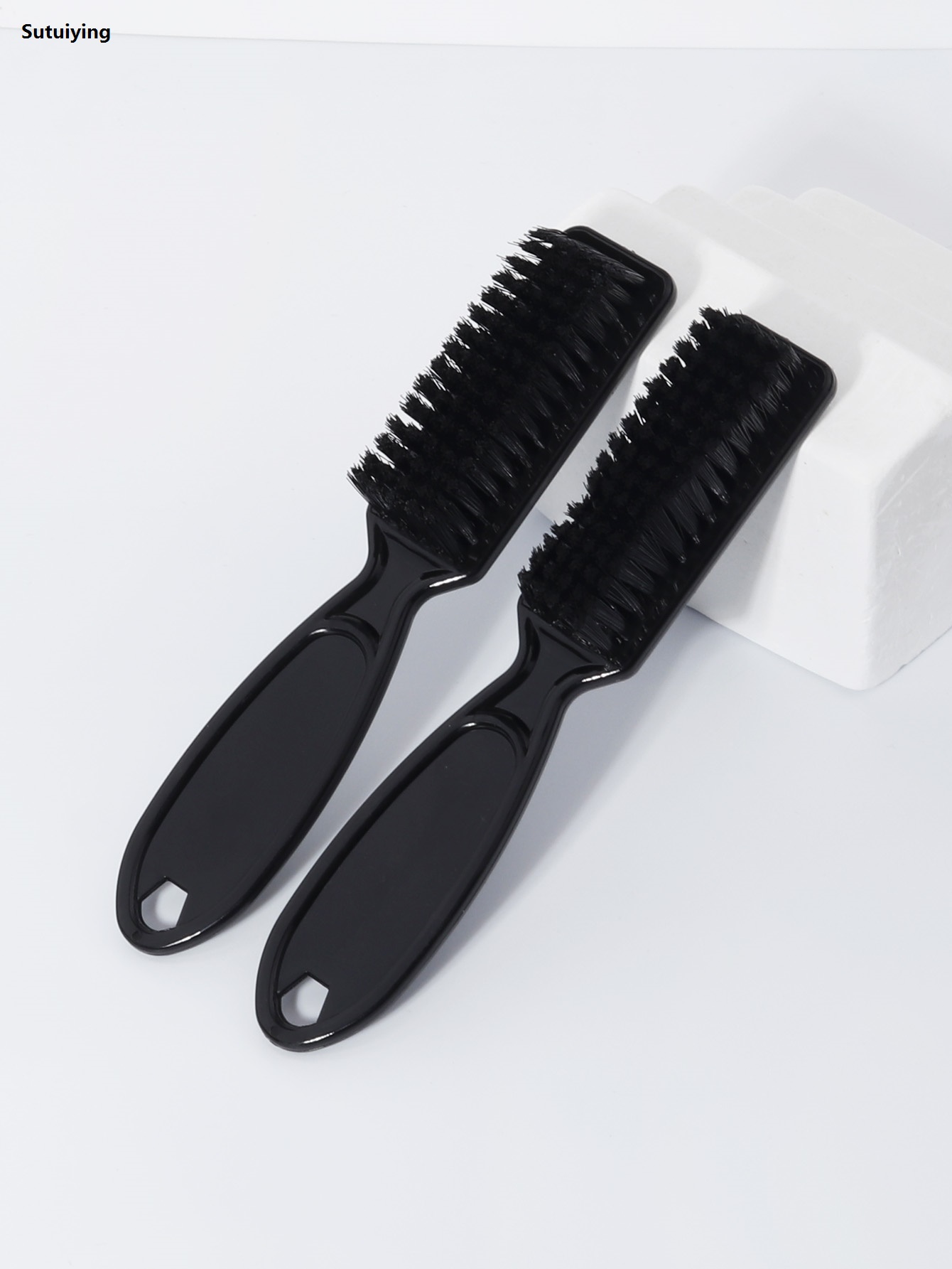 Sutuiying 1/2/3pcs beard styling brush professional shaving beard brush Luxury hair cutting retro oil head styling carving cleaning brush
