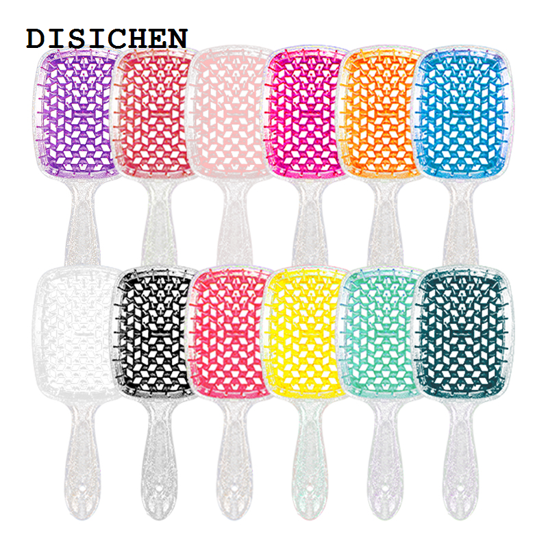 DISICHEN Affordable Janeke Original Comb Scalp Massage Comb Hair Brush Hollowing Out Hairbrush Janeke Hair Comb Salon Plastic Hollow Brush Brush