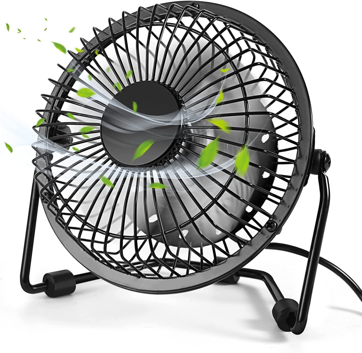 Portable Desktop High-Velocity Fan With Quiet Operation USB Powered