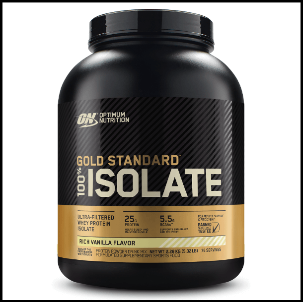 Optimum Nutrition Gold Standard Isolate Rich Vanilla Protein 5 Lb