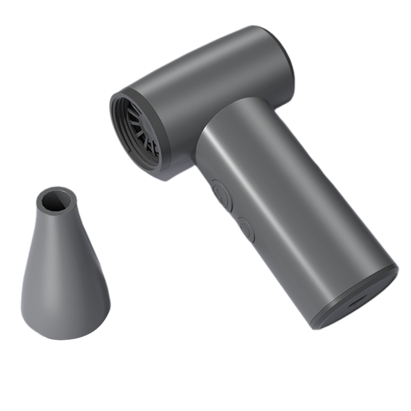 Handheld High-Speed Turbo Jet Fan Outdoor Blower Super Powerful Gray