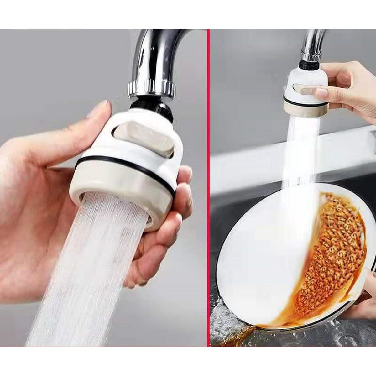 Pressurized 3 Modes Water Saving Abs Faucet Aerators Water Tap Nozzle Filter Splash-Proof Faucets Bubbler For Kitchen Bathroom