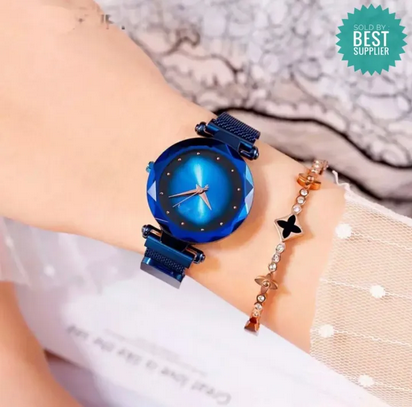 Pink Colour Fashionable Rounddial Watch For Girl /Women