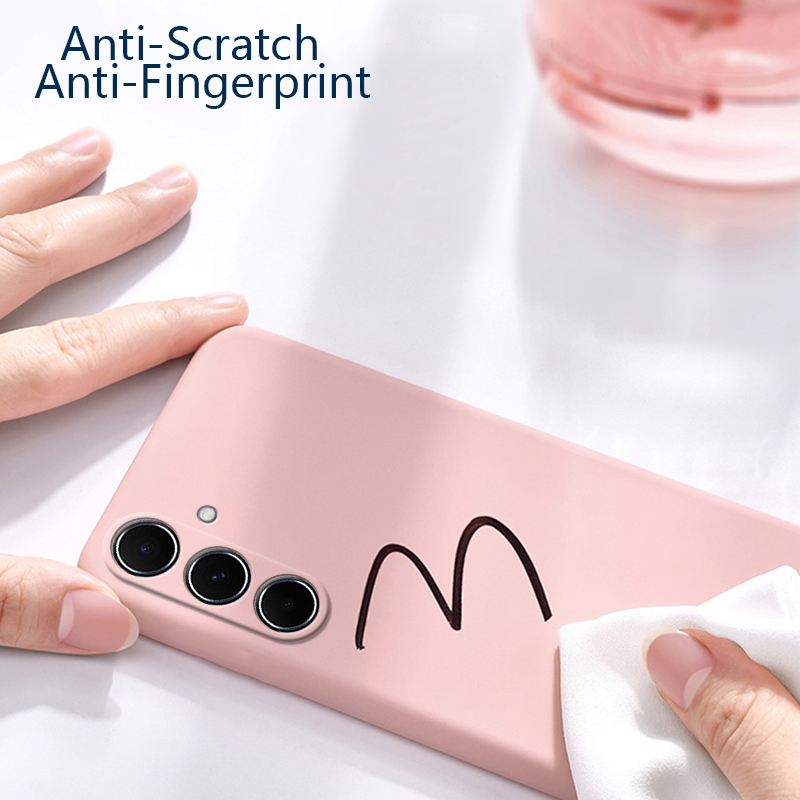 Samsung Galaxy A55 5G Liquid Silicone Soft Shockproof Phone Case