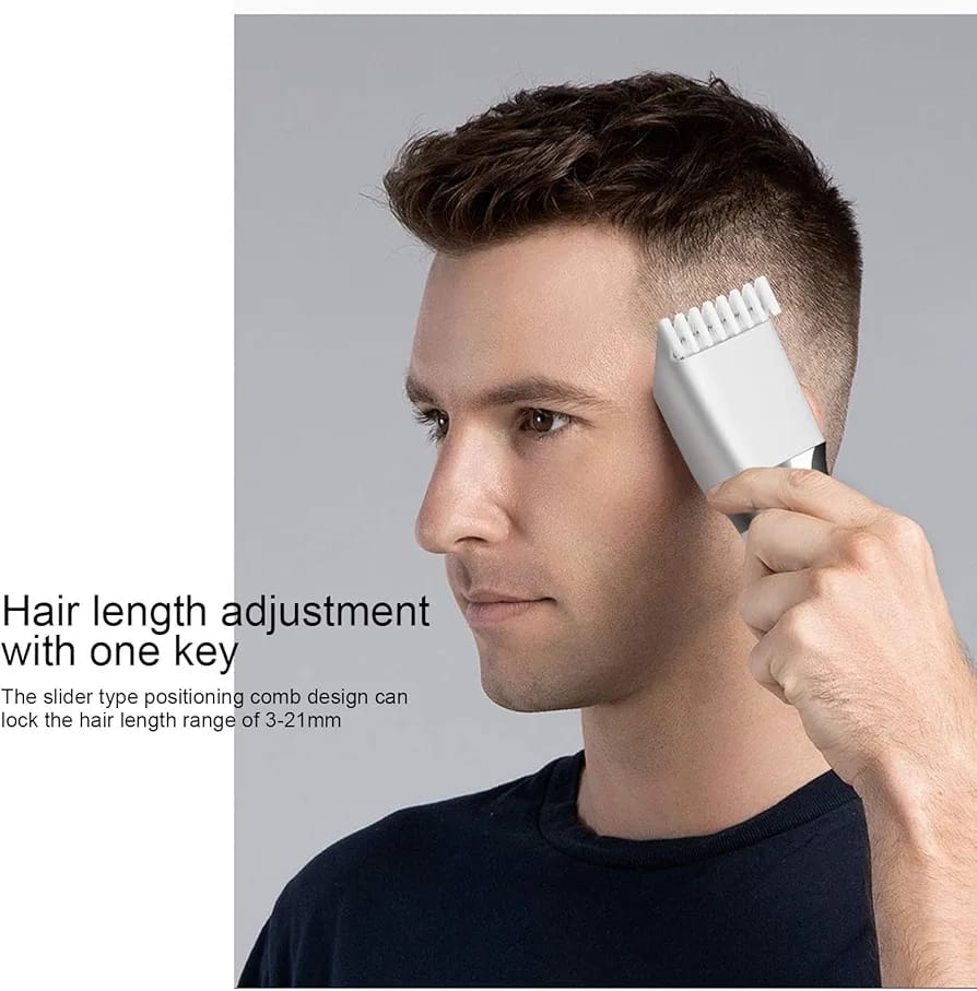 Shinon SH-2608LCD Hair Trimmer Electric Self-Cut Personal Haircutting Kit USB Charging Hair Cutter for Men Home-use Salon Barber Low Noise Hair Clipper