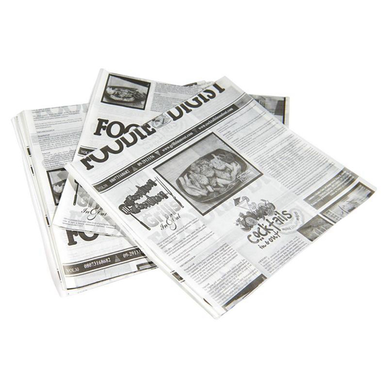 100Piece Bread Paper Hot Dog Tray Liner with French Fries, Hamburger Sandwich, Absorbent Paper