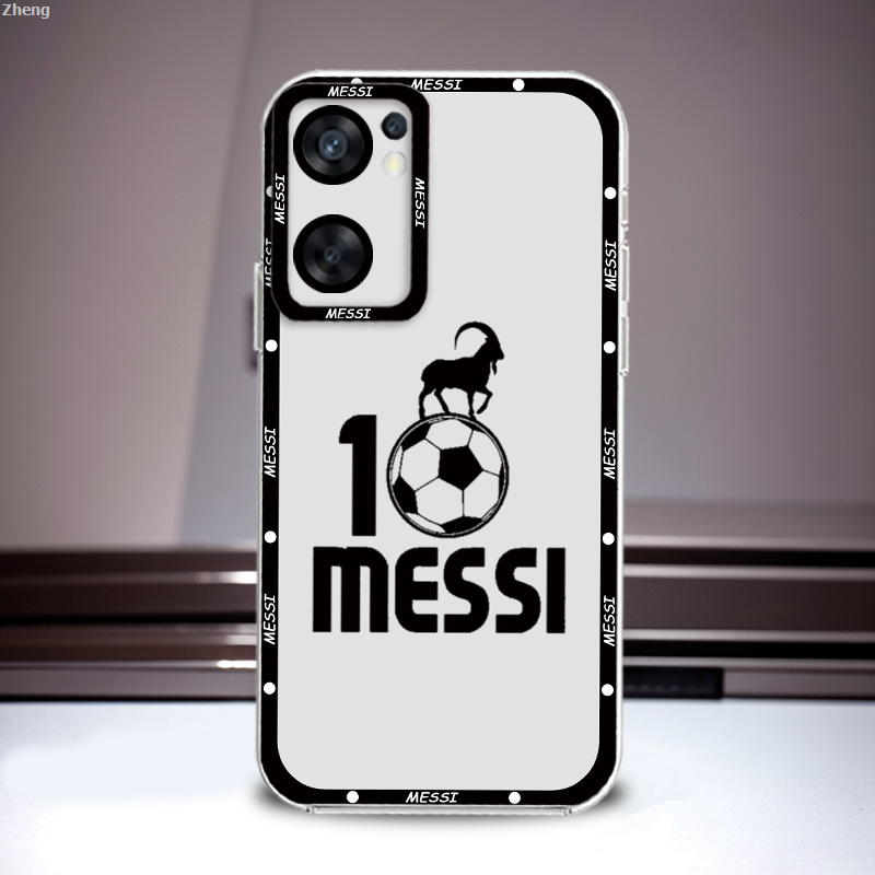 NEW Zheng Shell Eye Transparent Phone 5G Angel A15 ReA54 A58 A76 Football Luxury Fest M-Messi for OPPO A98 A94 A92 A7A74 A72 A58 5 A36 no 7 6