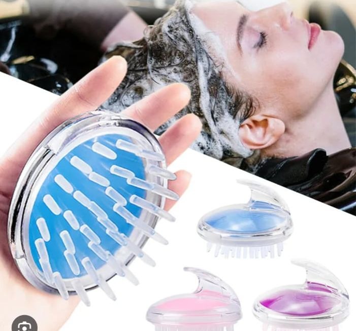 Silicone Scalp Massager Shampoo Brush