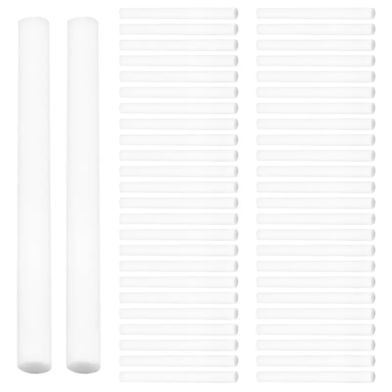 50-Pack Car Diffuser Sponges Refill Sticks Humidifier Filter Wick Replacement, Absorbent Sponge Sticks, 2.75 x 0.31 Inch for Car Mini Humidifier Ultrasonic Aroma Diffuser