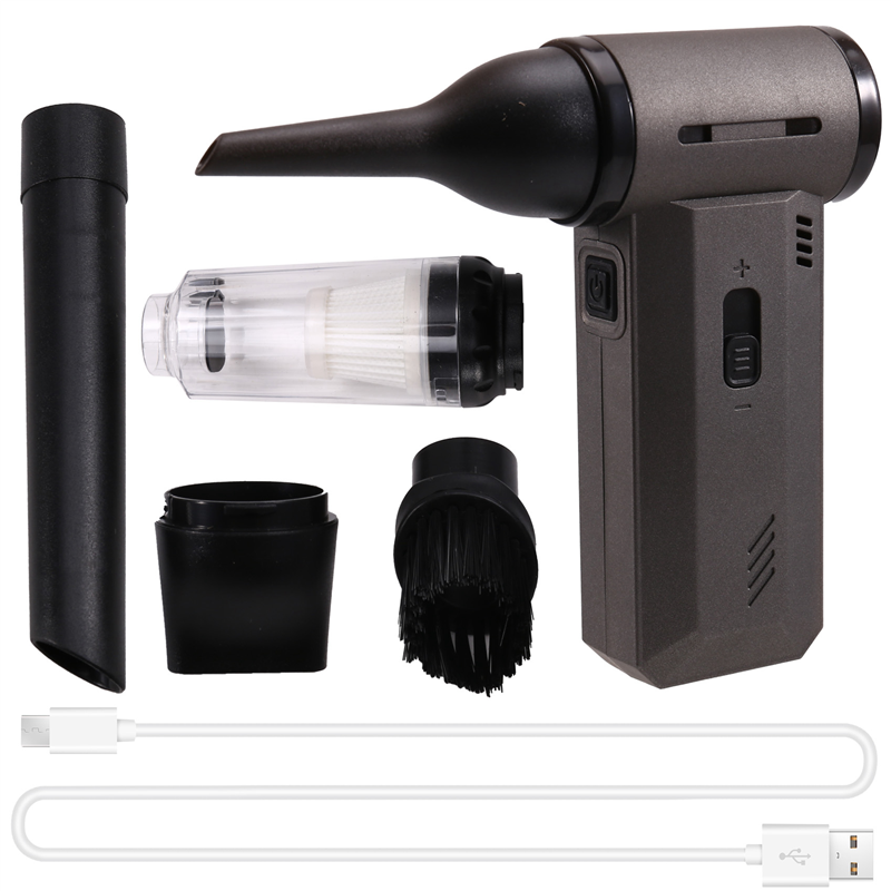 Handheld Fan 130000RPM Infinitely Adjustable Speed Hair Dryer Vacuum Cleaner Air Dust Blower Brushless Motor