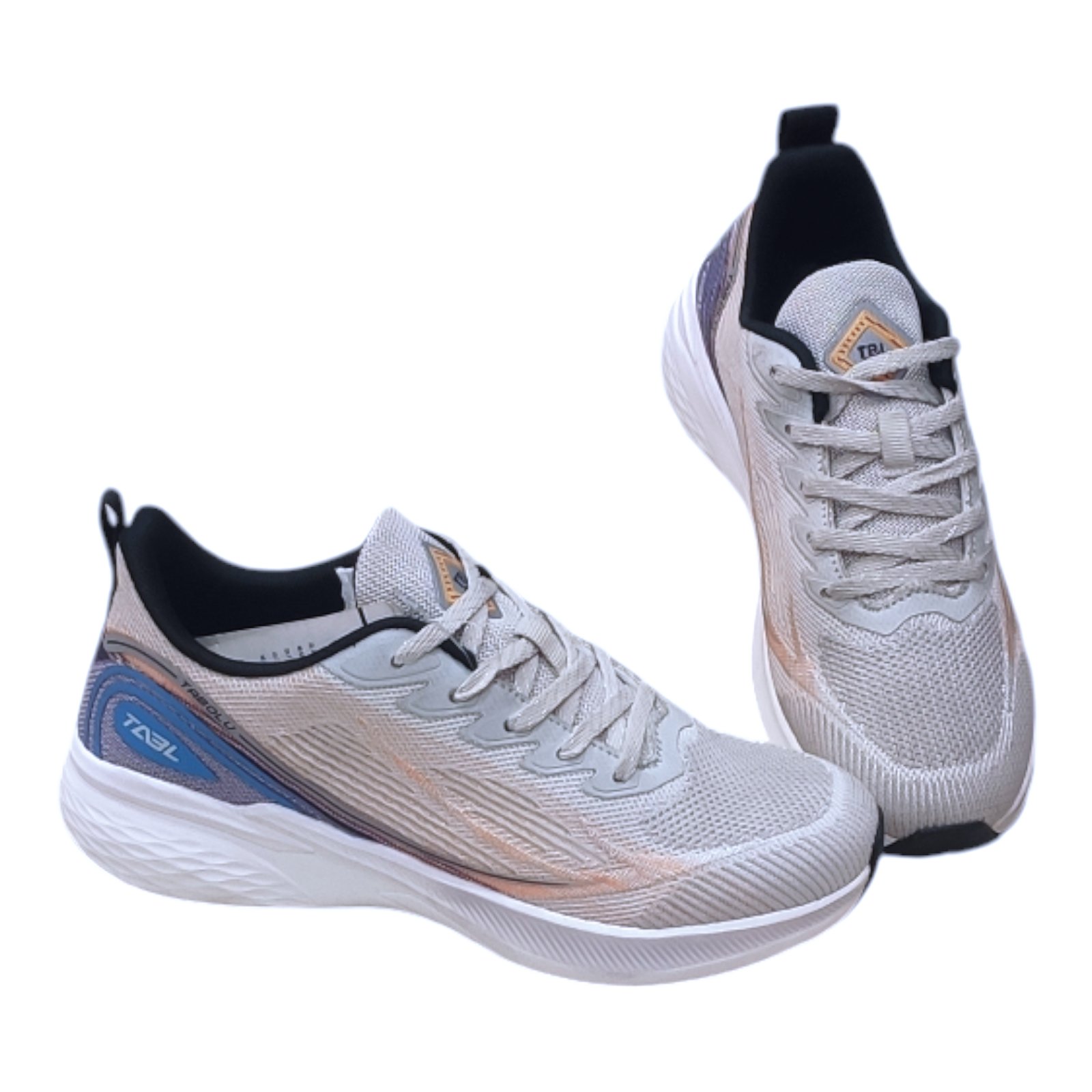 TBL Grey Breathable Running Shoes For Men (L437)