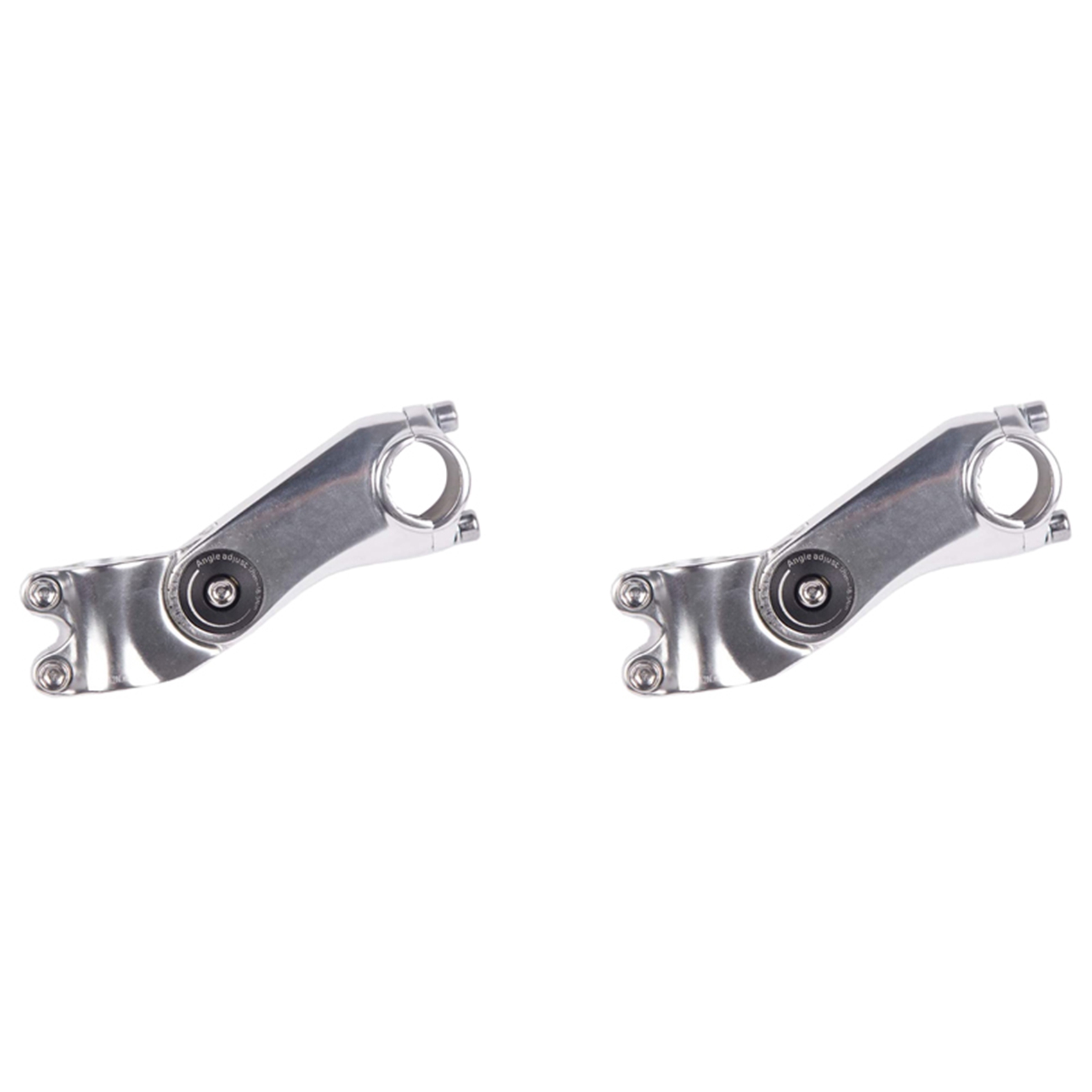 2X Bike Stem Adjustable Bicycle Handlebar Riser Extender 25.4MM for Road Bike Mountain Bike BMX
