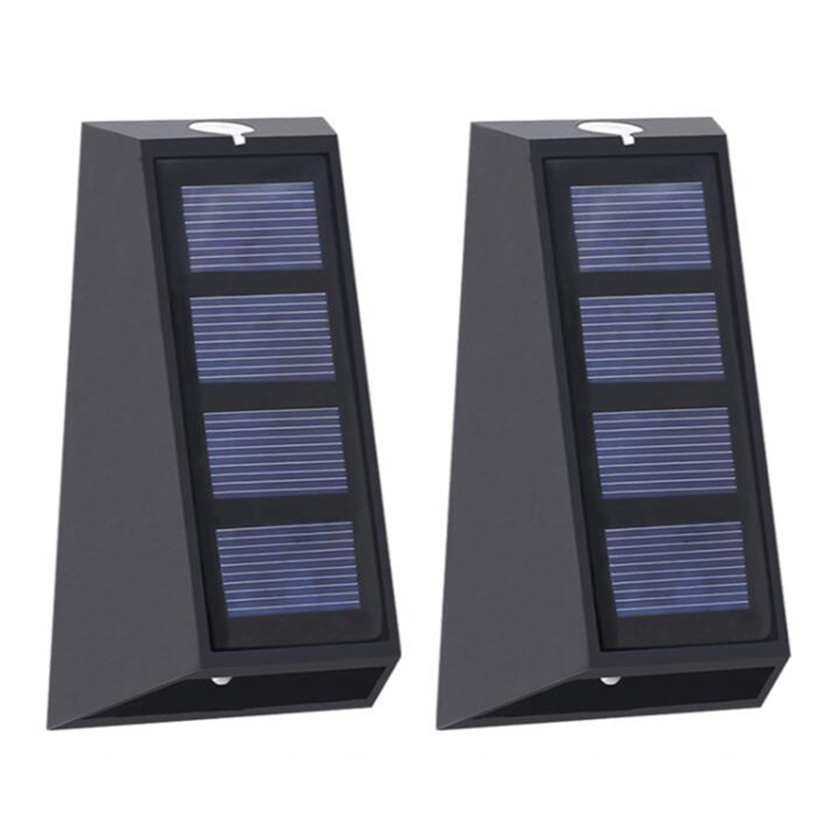 2Pcs Solar Wall Lamp Sensor Waterproof Decoration Lighting,2 Color