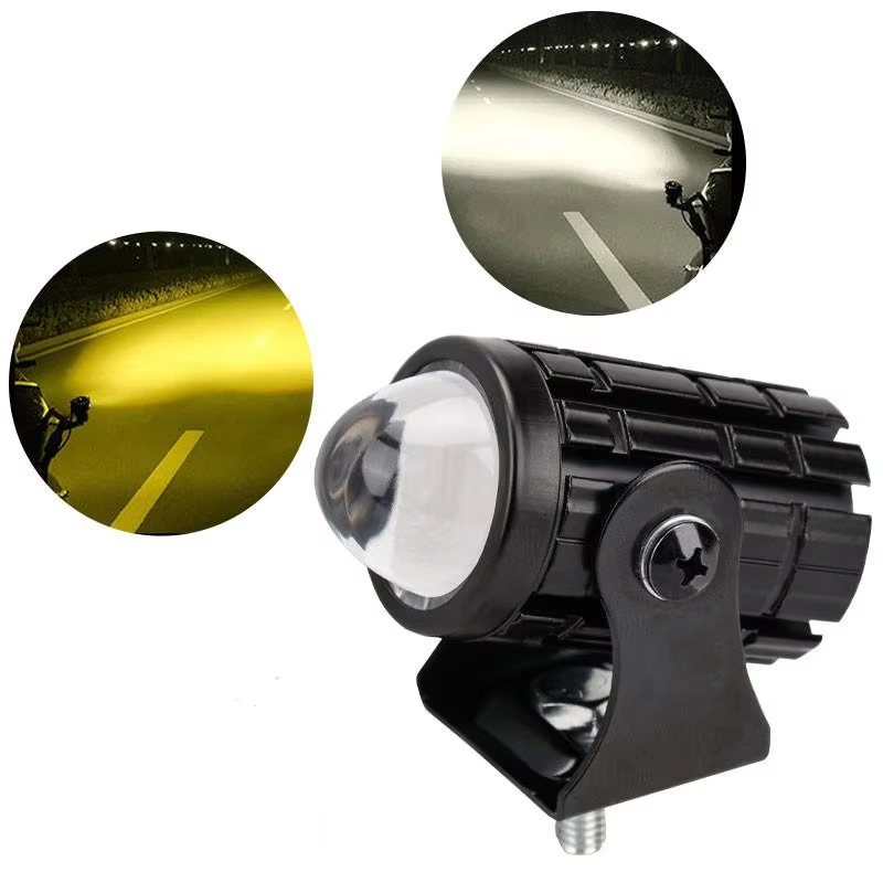 1pcs Mini Driving Light LED Projector Lens Motorcycle Headlight ATV Scooter for Auxiliary Spotlight Lamp Bles Online DZ-38B-08