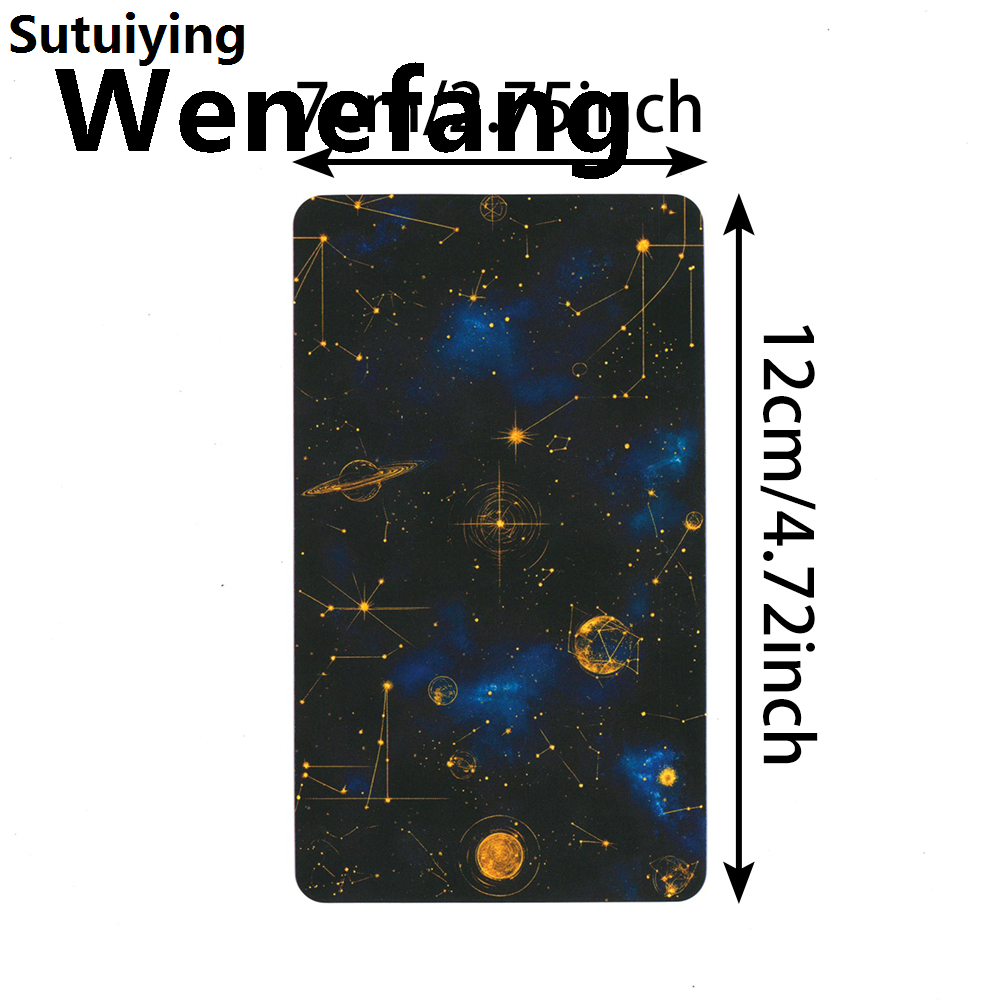 Wenefang Sutuiying The New Angle Number Oracle Cards, Tarot Cards for Beginners with Bargain 2025 price Keywords, English Deck, Fortune Telling Taro, 12x7cm, 56-Cards
