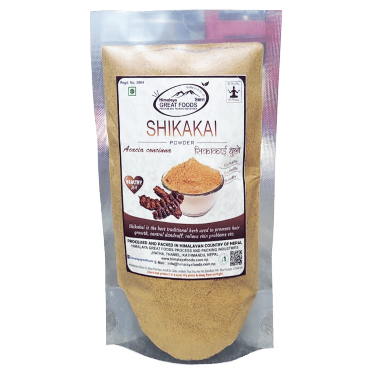 Himalaya Great Foods - Shikakai Powder / Senegalia Rugata / Acacia Concinna - 100gram