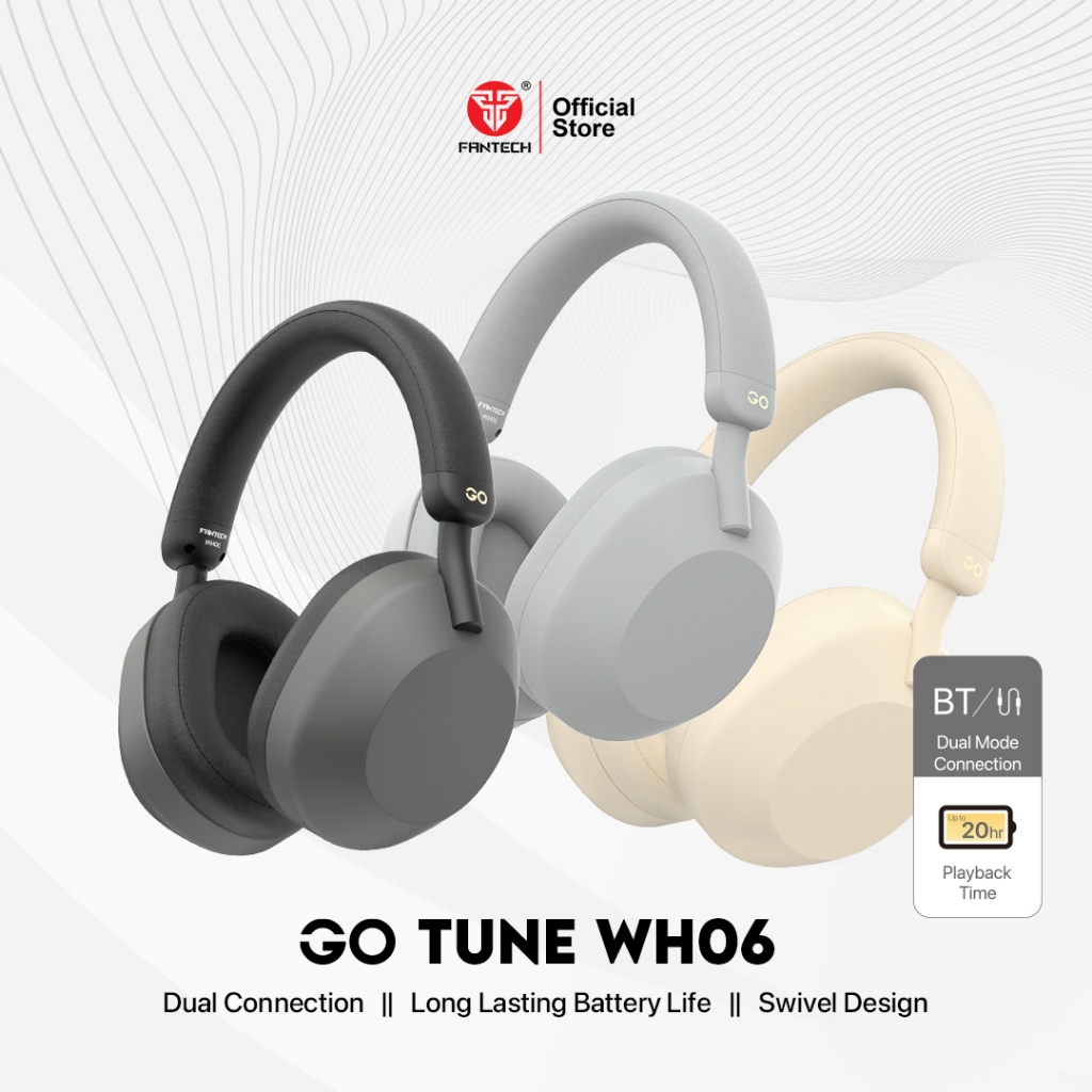 Fantech Wireless Headphone Go Tune WH06 with Dual Connection