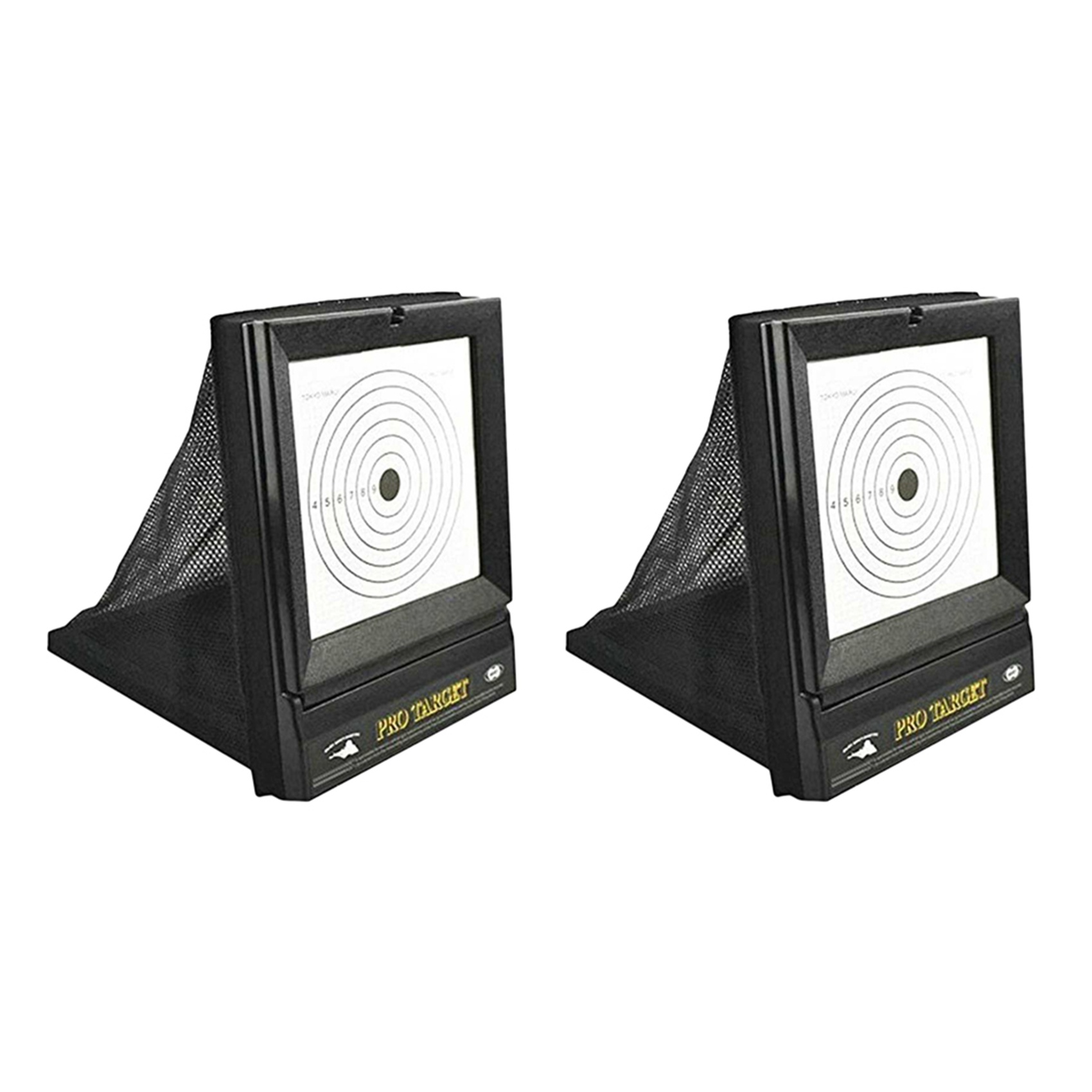 fasdaga 2X Outdoor Portable Targets for Reusable & Pellet with Trap Net Catcher