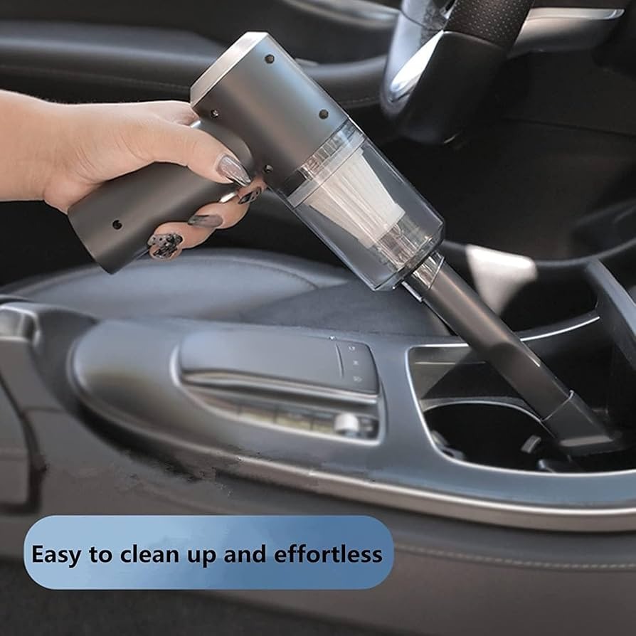 2 in 1 Wireless Car Vacuum Cleaner with LED Light