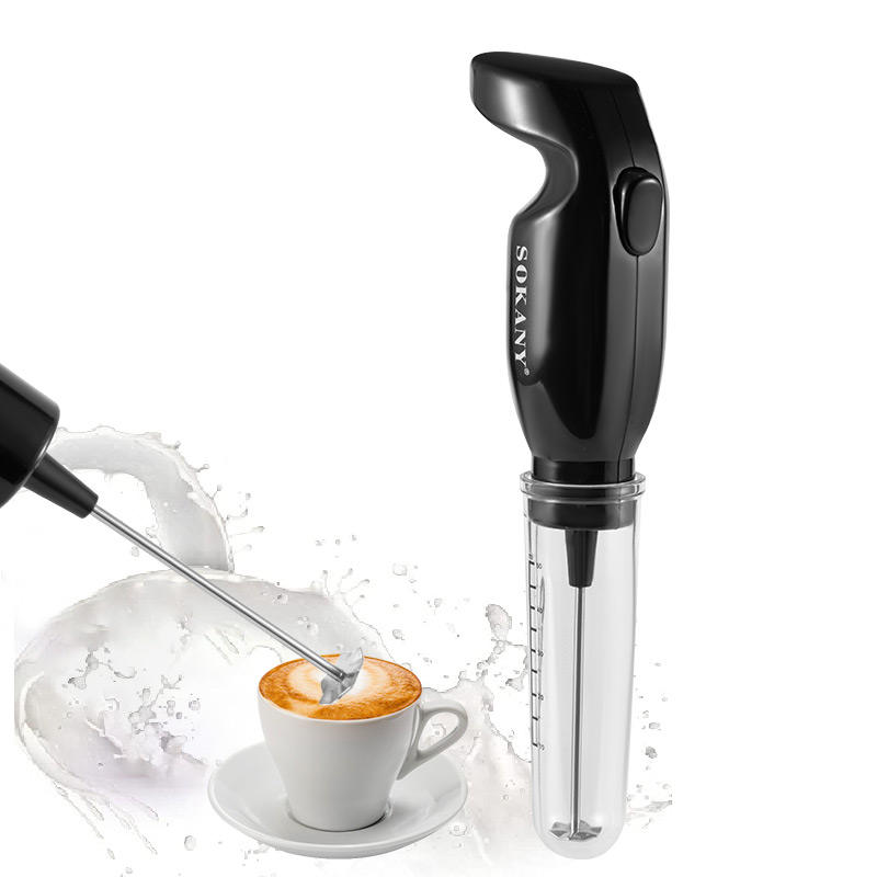 Mini Electric Egg Beater & Milk Frother - Portable Handheld Coffee Mixer, Drink & Shake Foamer Whisk for Kitchen Baking & Home Use