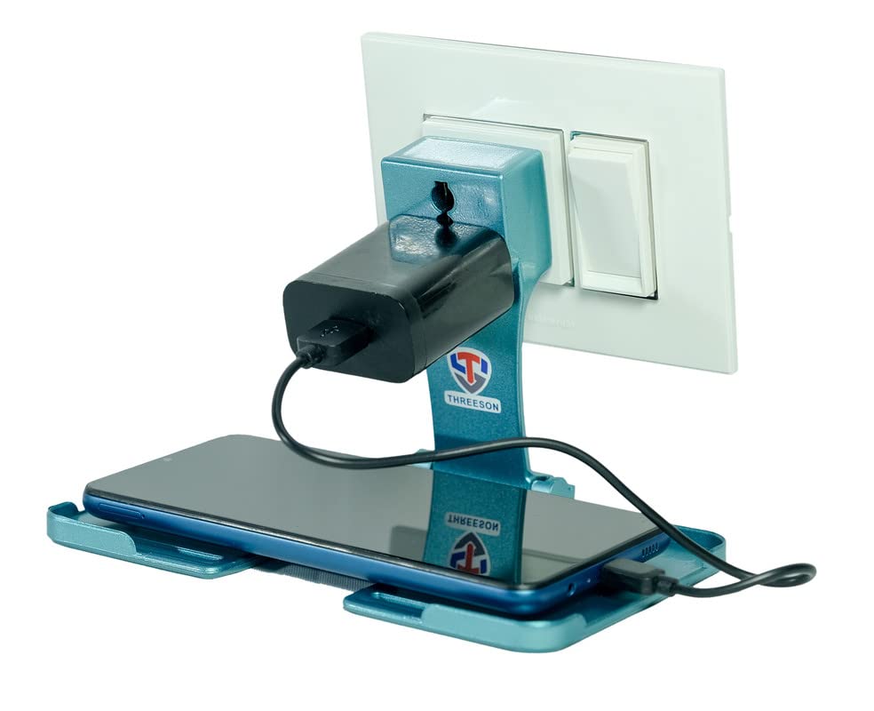 Mobile Wall Stand for Charging with Universal Socket Easy & Safe to Use