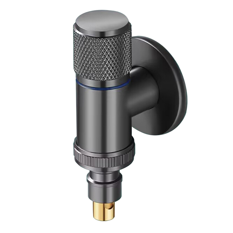 Washing Machine Automatic Water Stop Valve Solid Brass Single Cold Wall Mounted Cold Water Outlet Basin Durable