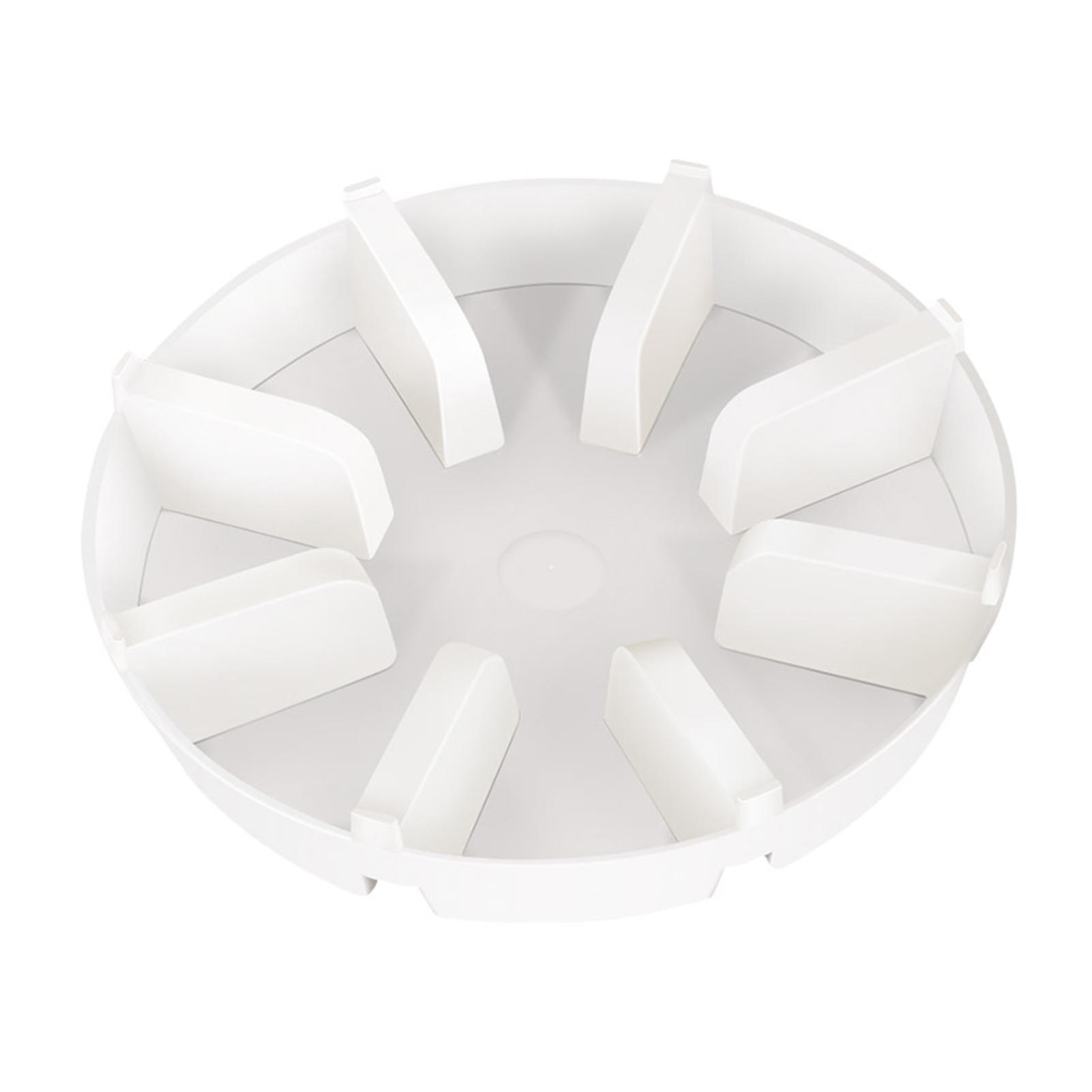 CARAT Plant Pot Drip Tray Heavy Duty Flower Pot Saucer with Raised Ridges - Round Drip Tray for Indoor Outdoor Planters Water for Garden