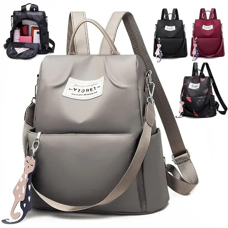 Fashion Backpack Women Casual School Bags Teenage Girl Multi-Function Shoulder Bag Travel Bags For Girls School bag